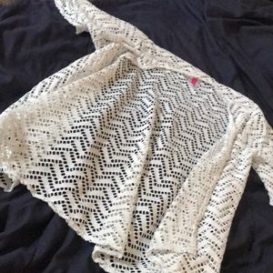 white net cover up